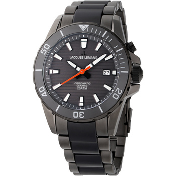 Montre Jacques Lemans  1-2222A, Quartz, 42mm, 20ATM