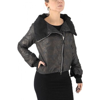 Veste Never Enough  Veste courte noire camouflage