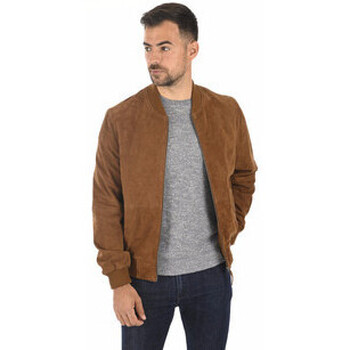 Blouson Serge Pariente  Blouson cuir velours Mario cognac-030112