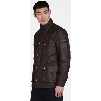 Manteau Barbour  Blouson imperméable  marron en coton ciré