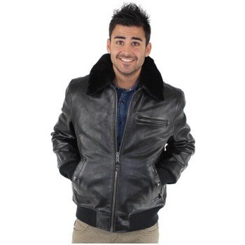 Blouson Schott  Blouson  en cuir Ref 25769 Noir
