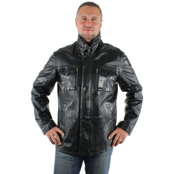 Veste Daytona  Veste en cuir agneau  ref 31725 noir