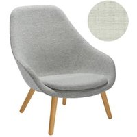 About A Lounge Chair High AAL 92 – vernis à base d’eau – Remix 113 – beige – Hay