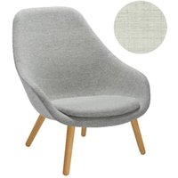 About A Lounge Chair High AAL 92 - vernis à base d'eau - Remix 113 - beige - Hay