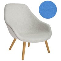 About A Lounge Chair High AAL 92 – vernis à base d’eau – Remix 743 – bleu – Hay