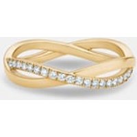 Alliance Infinity semi-pavée en or jaune – De Beers Jewellers