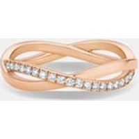 Alliance Infinity semi-pavée en or rose – De Beers Jewellers