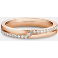 Alliance Promise semi-pavée en or rose – De Beers Jewellers