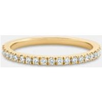 Alliance d'éternité DB Classic semi-pavée en or jaune - De Beers Jewellers