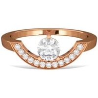 Bague Intrépide grand arc 0.5 carat pavée – Loyal.e Paris