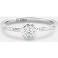 Bague Talisman diamant taille brillant en or blanc – De Beers Jewellers