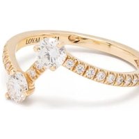 Bague Toi+Moi 0.25 carat x2 pavée – Loyal.e Paris