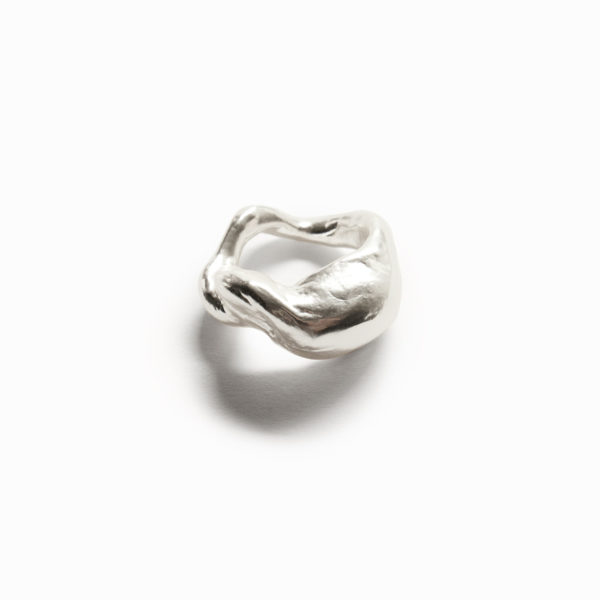 Bague formes organiques plaquée argent Zalio – Desigual
