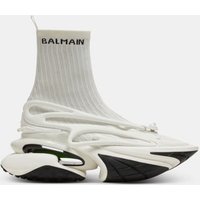 Baskets Unicorn montantes en maille et cuir – Balmain