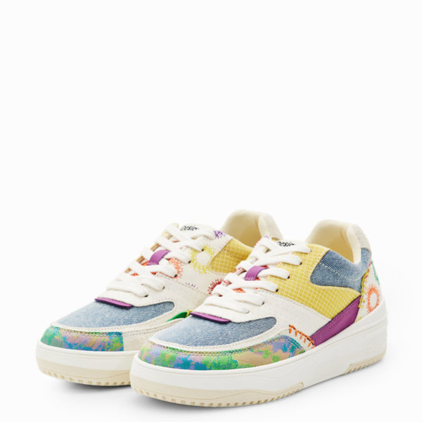 Baskets rétro patchwork multicolores – Desigual