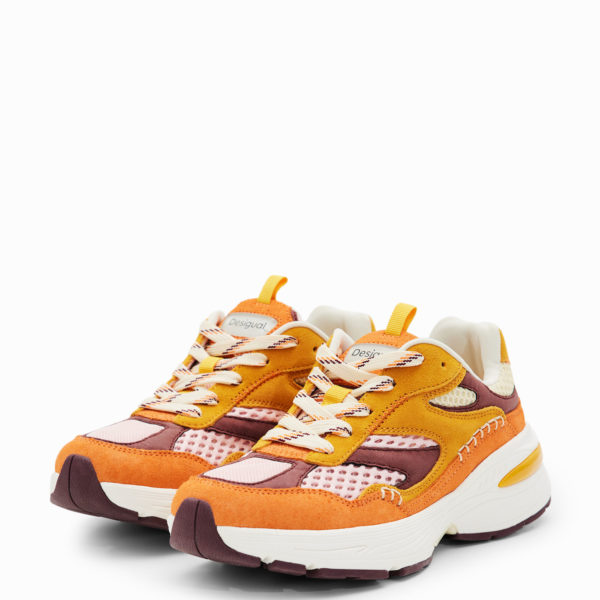 Baskets running patchwork croûte de cuir – Desigual