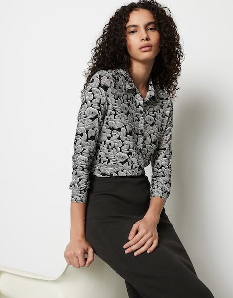 Blouse à imprimé jersey regular - Marc O'Polo
