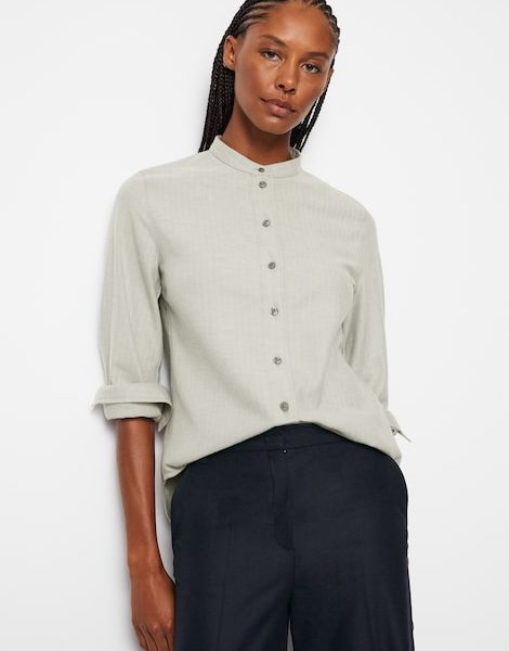 Blouse à manches longues en flanelle - Marc O'Polo