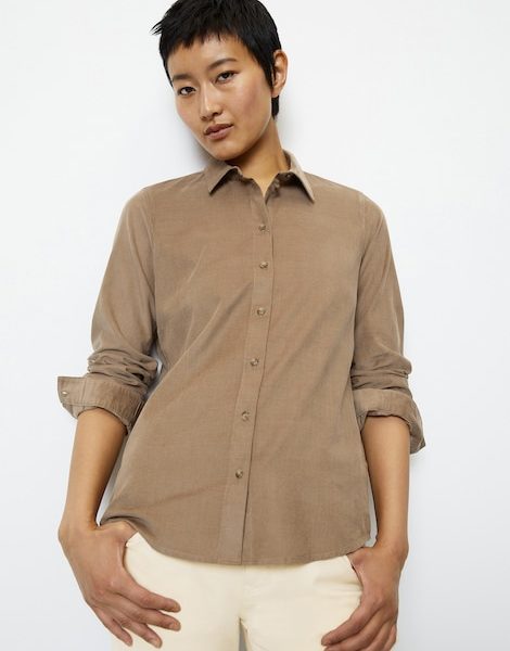 Blouse à manches longues en velours côtelé fin regular - Marc O'Polo