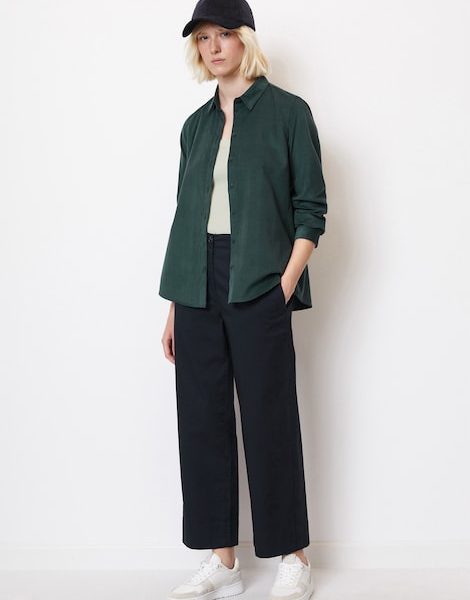 Blouse à manches longues en velours côtelé fin regular - Marc O'Polo