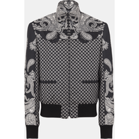 Blouson bombers Mini Monogramme et Paisley – Balmain