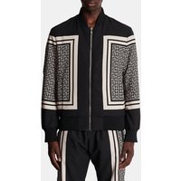 Blouson bombers réversible foulard monogramme – Balmain