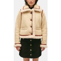 Blouson court Farmer en peau lainée – CLAUDIE PIERLOT