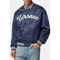 Blouson droit à broderie signature – Versace