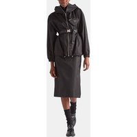 Blouson droit signature à capuche – Prada