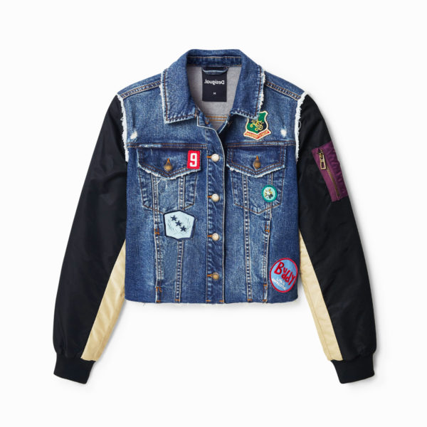 Bomber hybride en jean – Desigual