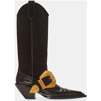 Bottes Dan Western en cuir suede – Balmain