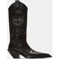 Bottes Dan en cuir patchwork – Balmain