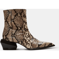 Bottines Billy en cuir effet python – Balmain