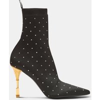 Bottines Moneta en maille strassée – Balmain