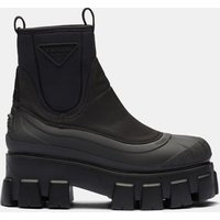 Bottines Monolith effet enduit – Prada