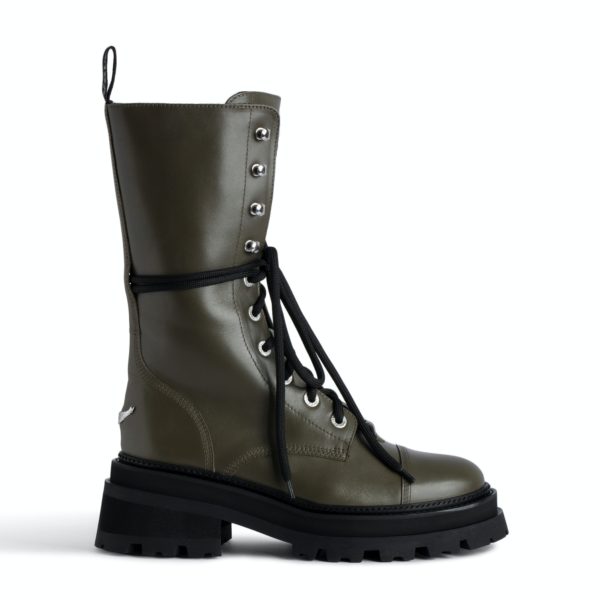 Bottines Montantes Ride Military – Taille 41 – Femme – Zadig & Voltaire