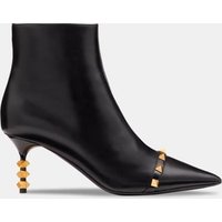 Bottines à talon Rockstud en cuir clouté – Valentino Garavani