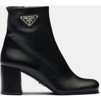 Bottines à talons en cuir – Prada