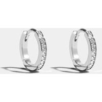 Boucles d&rsquo;oreilles Anagramme pavées – JEM