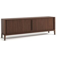 Buffet enfilade noyer et cuir Liamca – AM.PM