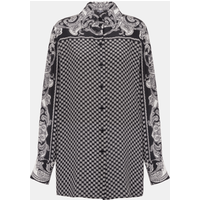 Chemise Imprimé Paisley et Mini Monogramme en soie – Balmain