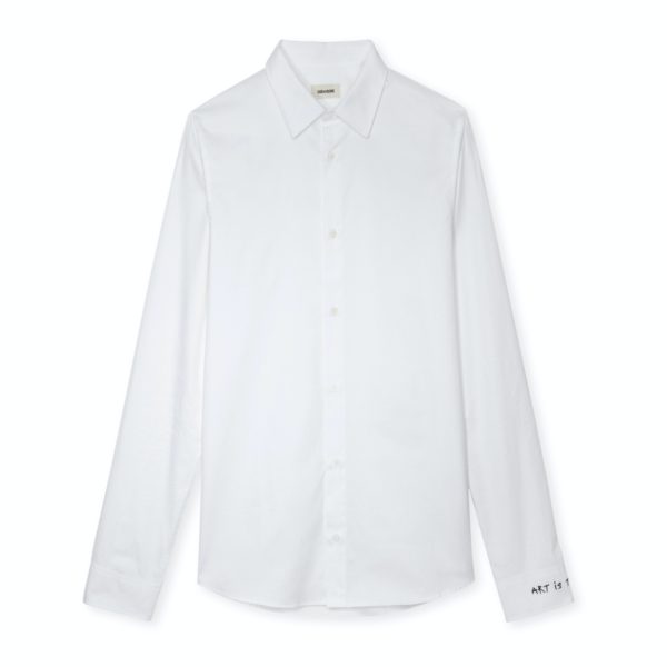 Chemise Sydney Blanc – Taille L – Homme – Zadig & Voltaire