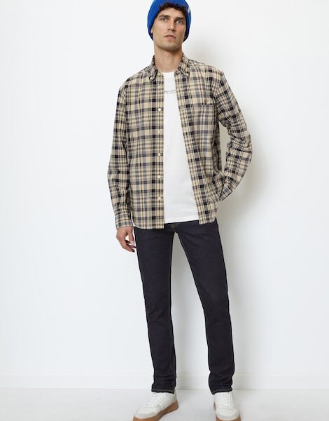 Chemise à carreaux à manches longues regular - Marc O'Polo