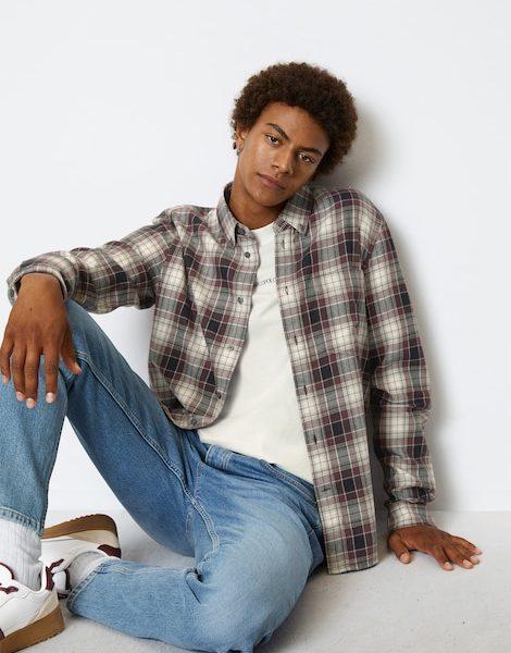 Chemise à carreaux en flanelle - Marc O'Polo