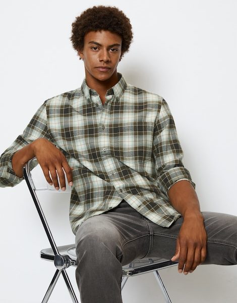 Chemise à carreaux en flanelle - Marc O'Polo
