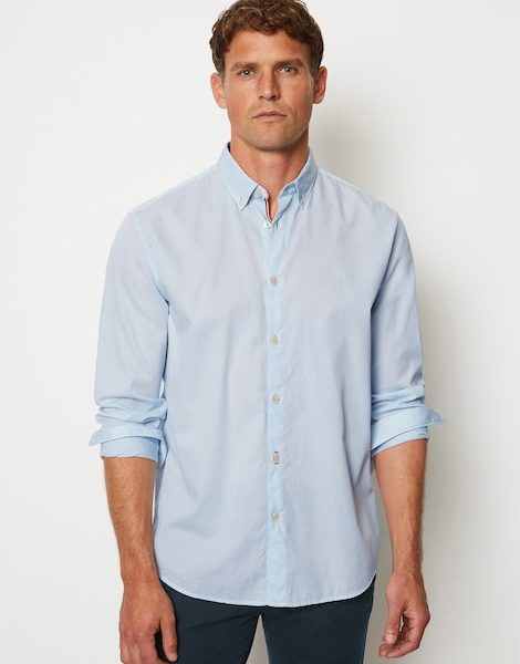 Chemise à manches longues texturée Regular Fit – Marc O’Polo