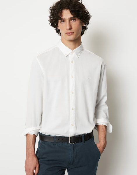 Chemise à manches longues texturée Regular Fit – Marc O’Polo