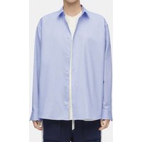 Chemise droite en coton mélangé fines rayures – Loewe