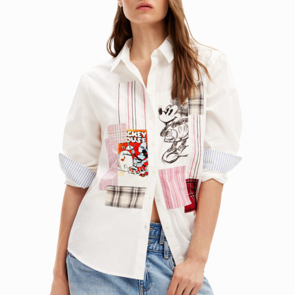 Chemise patchwork Mickey Mouse – Desigual