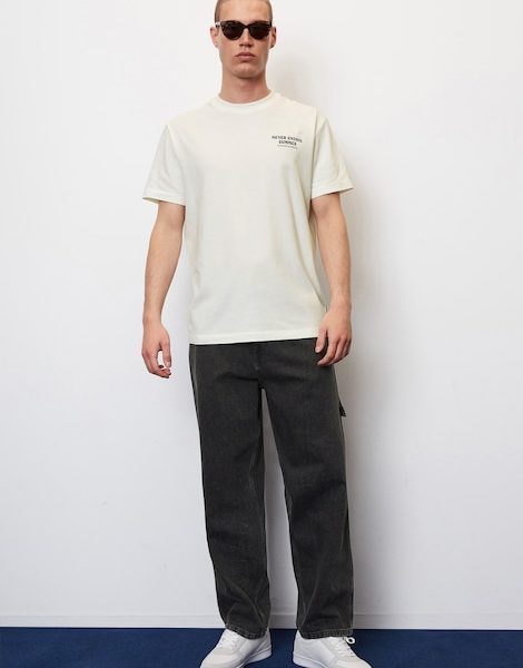 Chino en jean coupe Straight Fit - Marc O'Polo